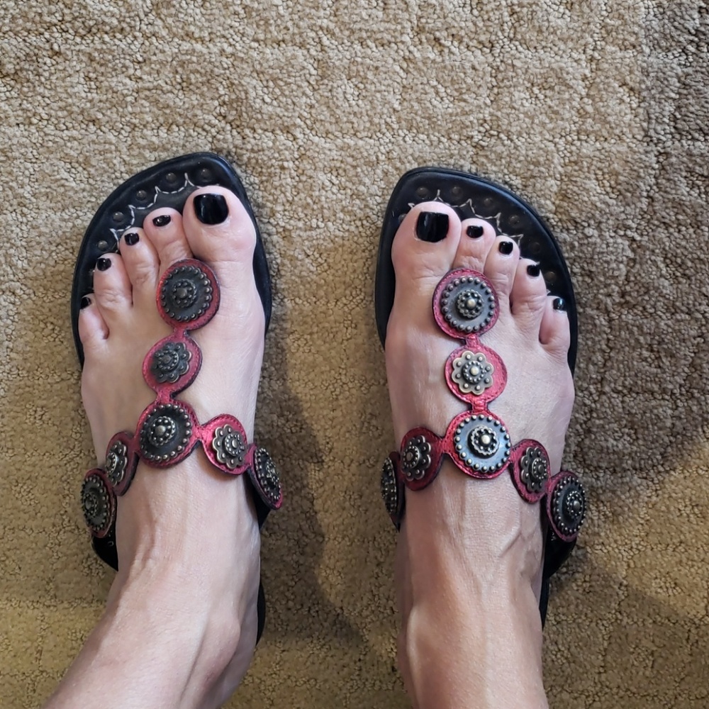 Donald J Pliner wedge sandals